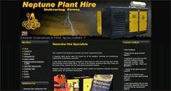 Desktop Screenshot of neptuneplanthire.co.za